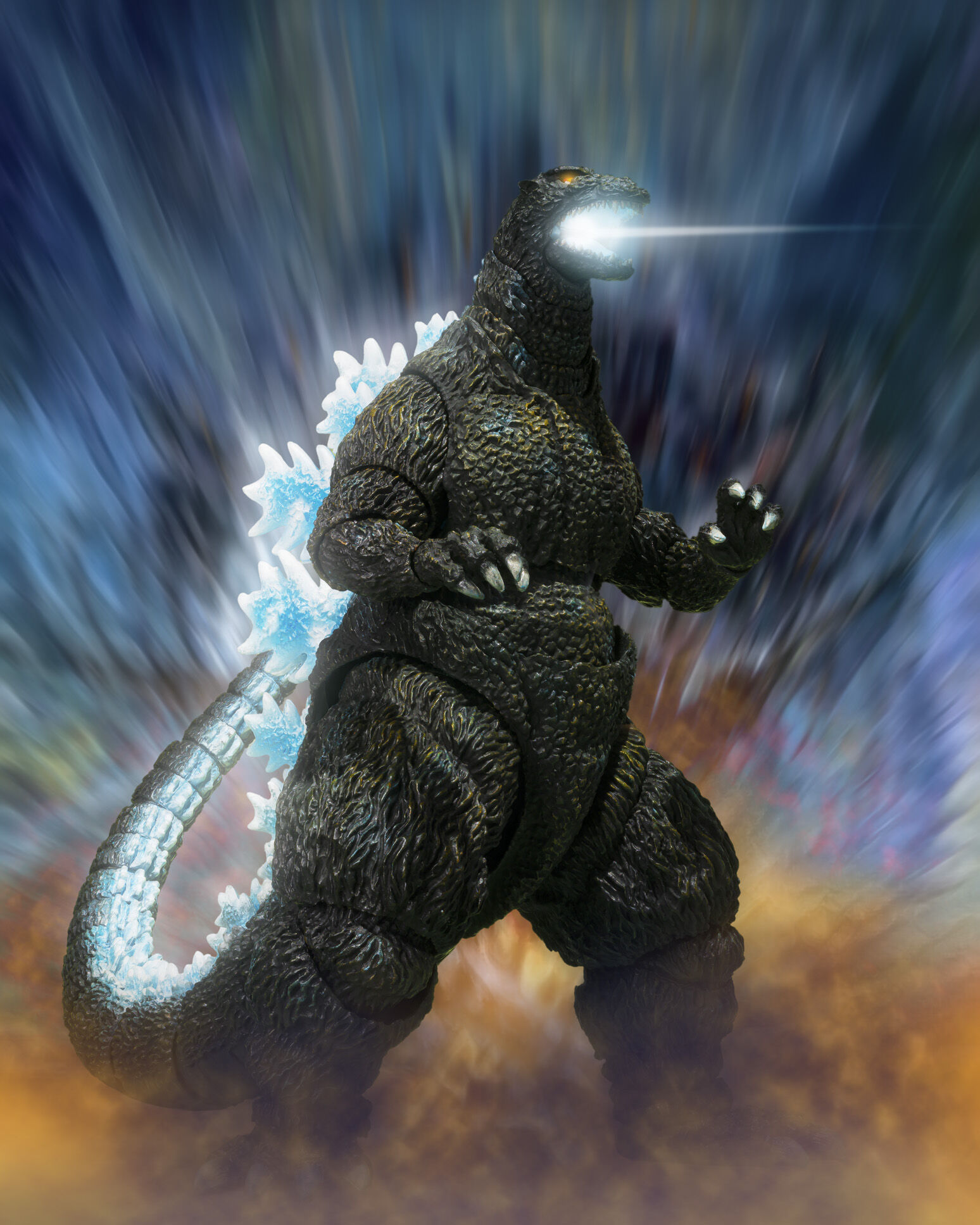 Tamashii Nations | Godzilla S.H.MonsterArts & Godzilla vs. Mechagodzilla II Poster Coloring Ver. (16cm) | Godzilla