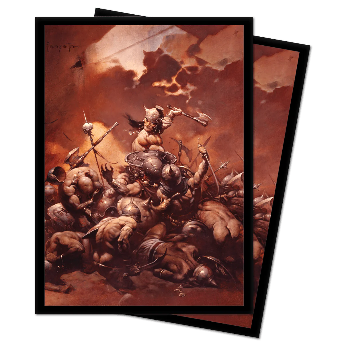 Ultra Pro - The Destroyer Standard Size Deck Protector Sleeves by Frank Frazetta (100ct)
