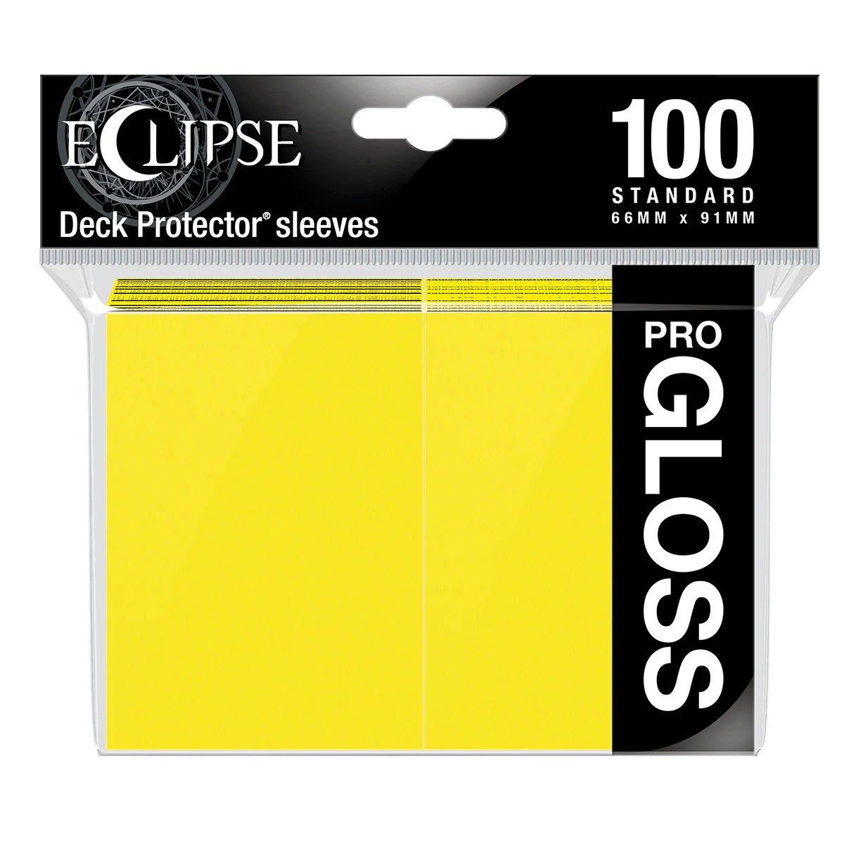Ultra Pro - Eclipse Gloss Standard Sleeves: Lemon Yellow