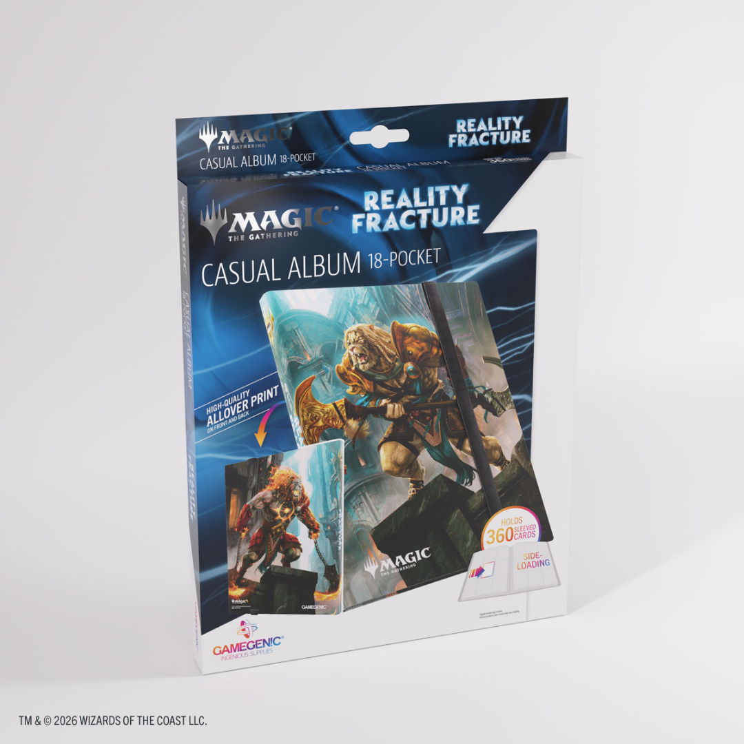 Gamegenic | MTG: Reality Fracture - Ajani, Path of Vegeance/Ajani, Counter Attack Leader | 18-Pocket Casual Album