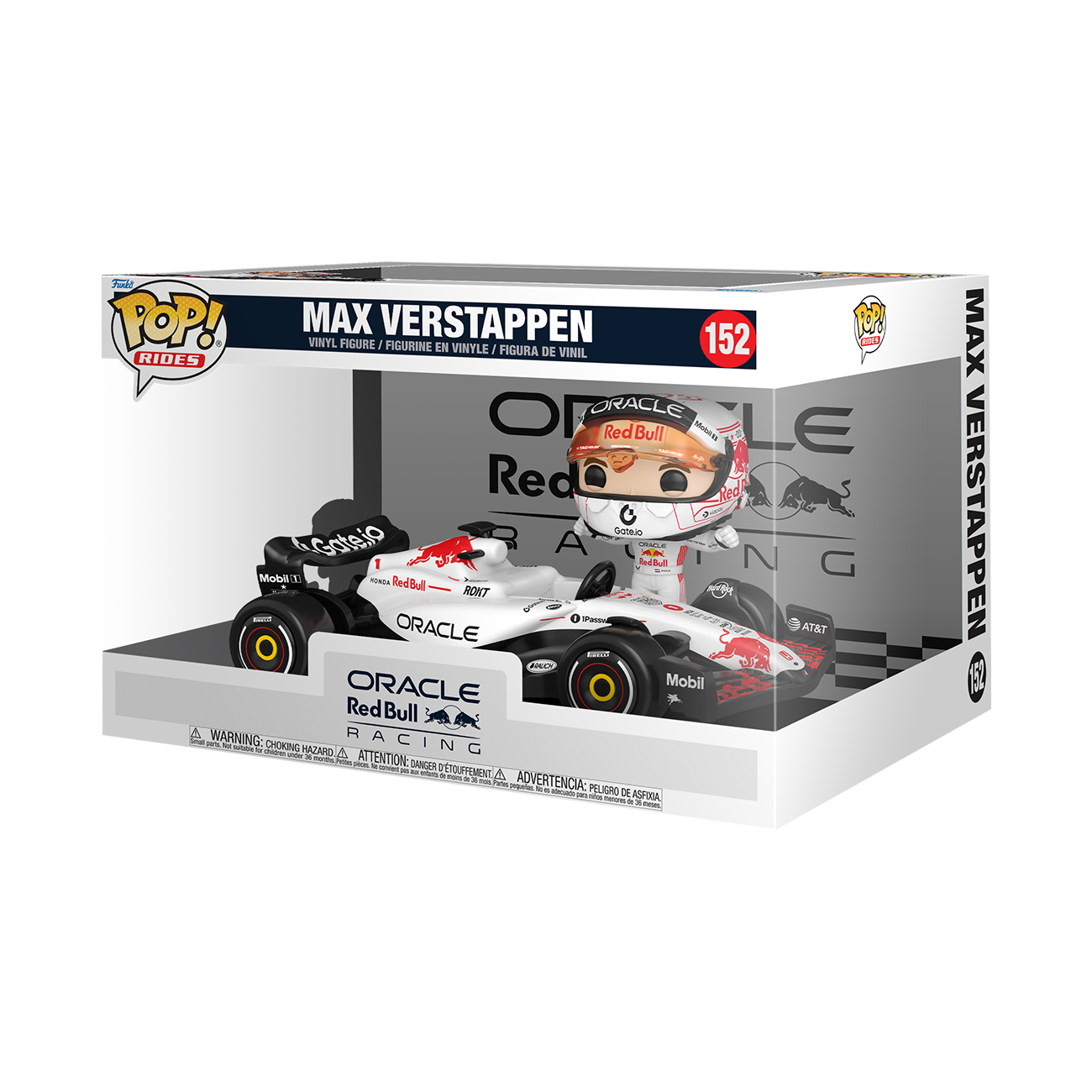 Pop! Ride (Super Deluxe)| Max Verstappen (White) | Red Bull Racing