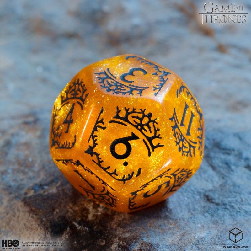 Q Workshop | Baratheon | Game Of Thrones Dice Set