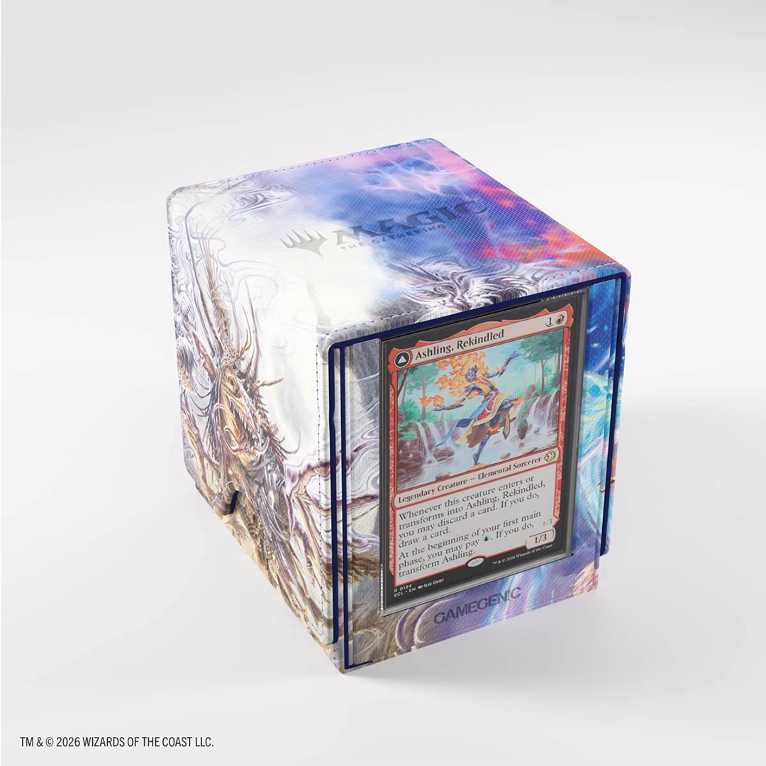 Gamegenic | MTG: Lorwyn Eclipsed - Ashling, the Limitless / Auntie, Ool Cursewretch | Sidekick Pro Convertible Deckbox 100+ XL