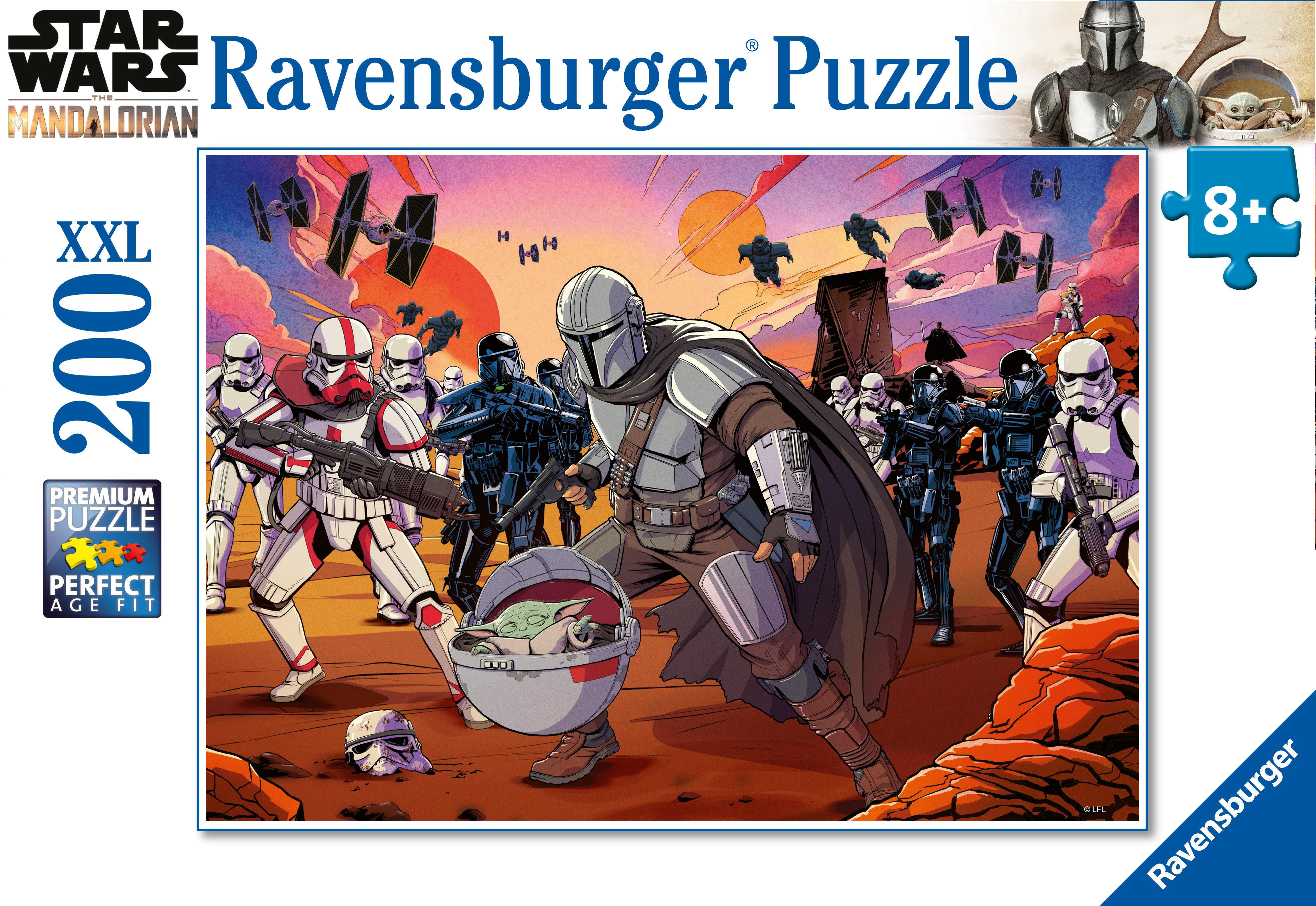 Ravensburger | Star Wars The Mandalorian Face-Off | 200 Teile Puzzle