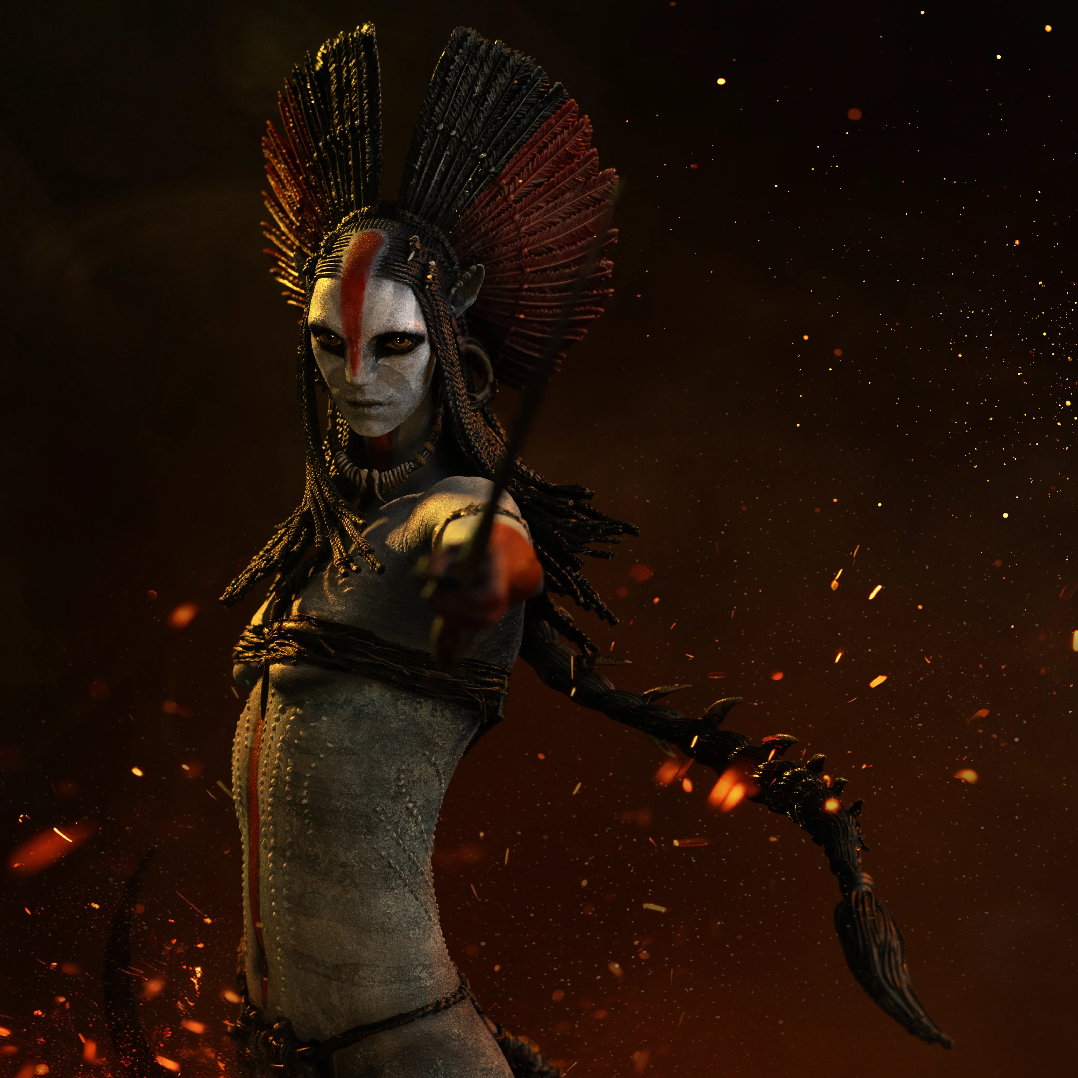 Iron Studios | Varang | Avatar 3 Fire and Ash Art Scale 1/10