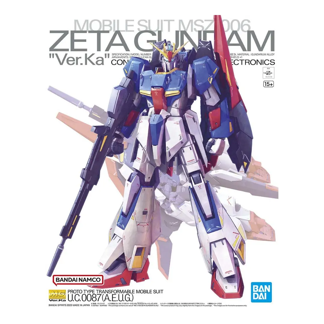 Bandai: MG Zeta Gundam Ver.Ka - Mobile Suit Zeta Gundam (1/100)