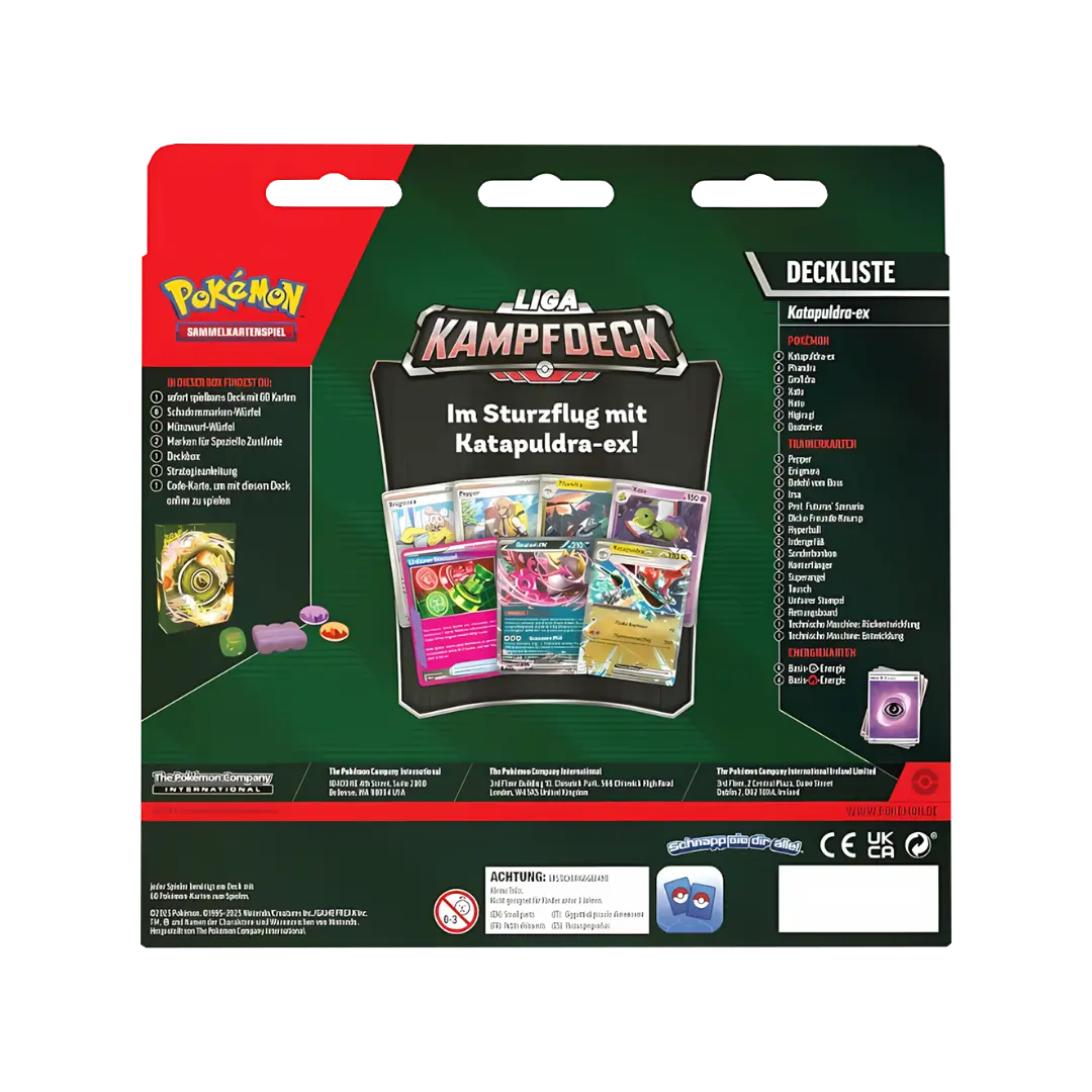 Pokémon TCG: Katapuldra ex - Liga Kampfdeck (DE)