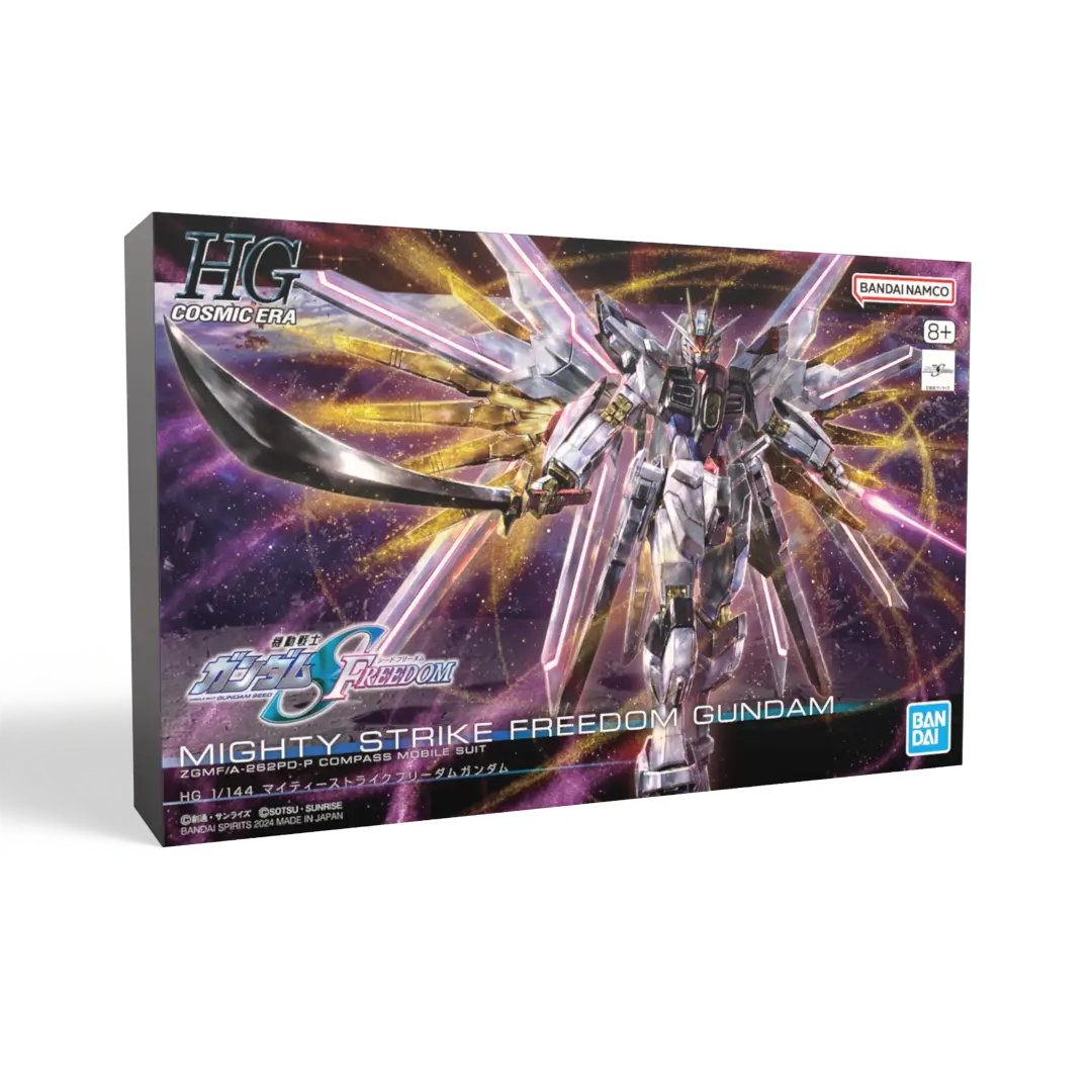 Bandai | HG Mighty Strike Freedom Gundam | Mobile Suit Gundam SEED Freedom (1/144)
