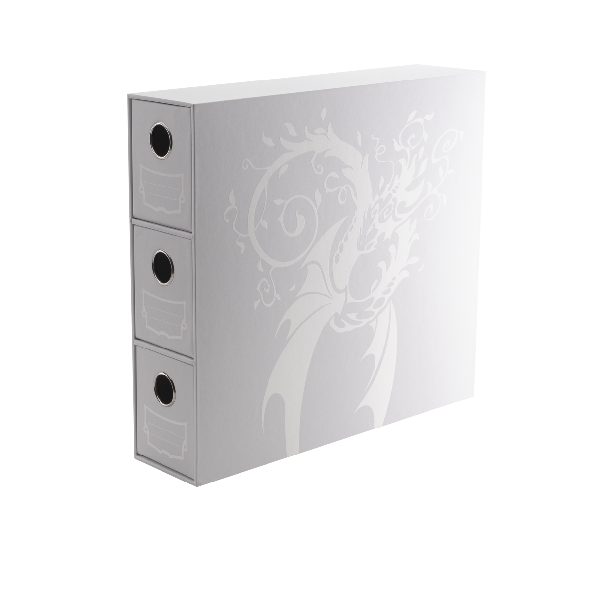 Dragon Shield | Fortress Card Drawer | Vertical 3 White