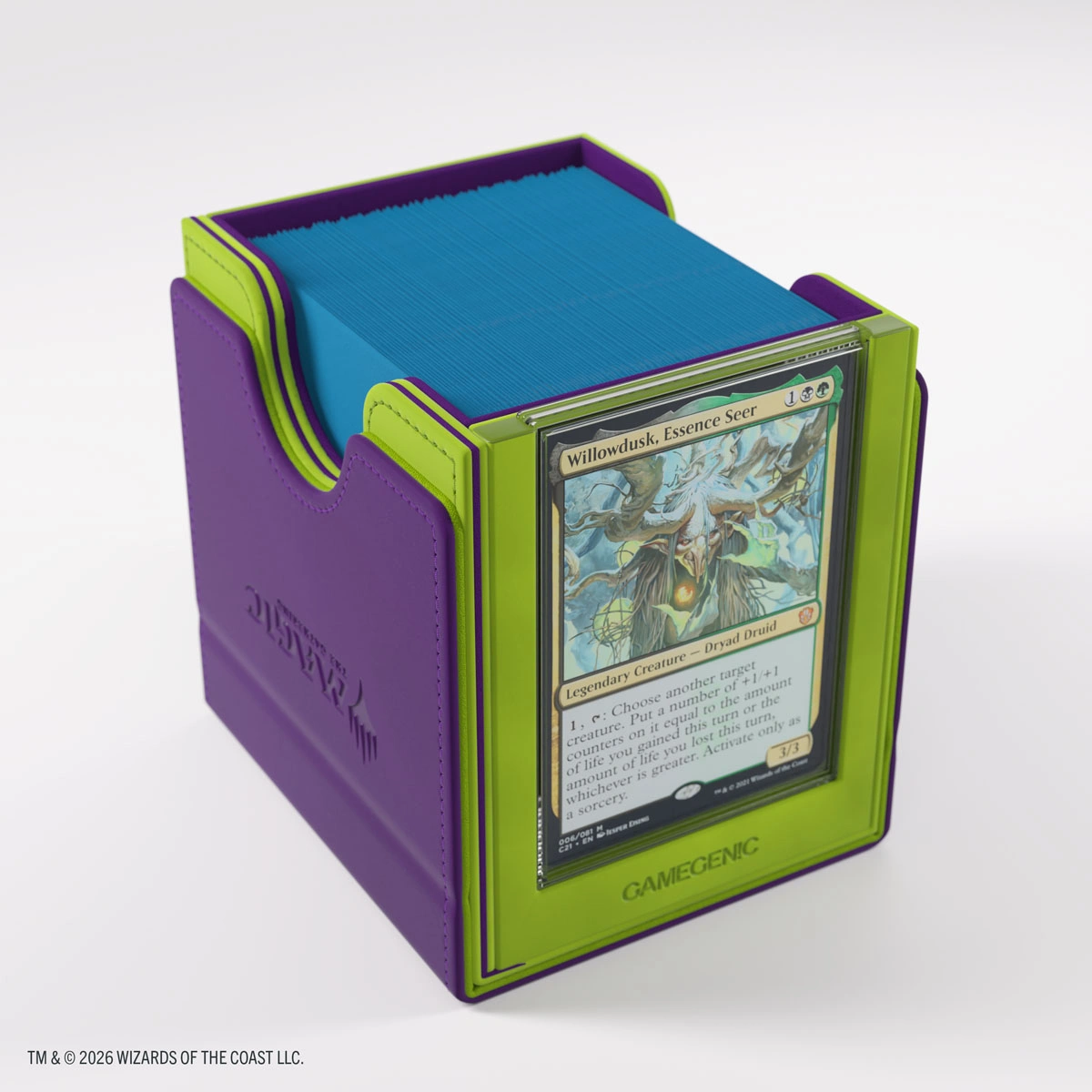 Gamegenic | Secrets of Strixhaven - Grün/Lila | Deckbox Sidekick Plus100+ XL