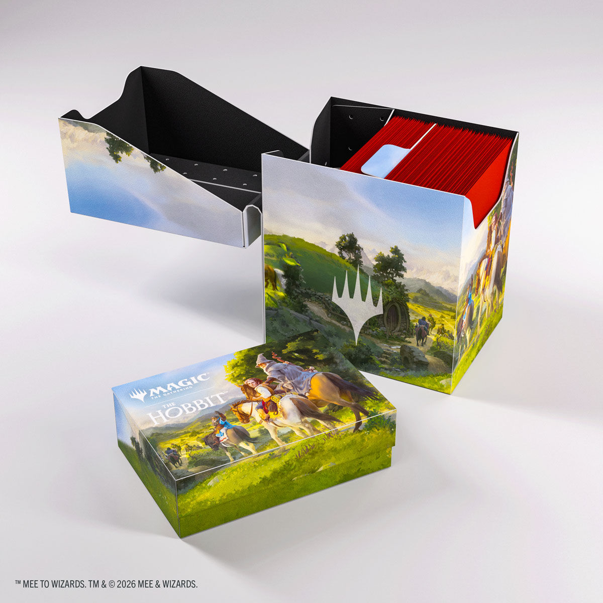 Gamegenic | MTG: The Hobbit - Leaving Hobbiton / Troop of Ponies | Soft Crate 80+ Deckbox