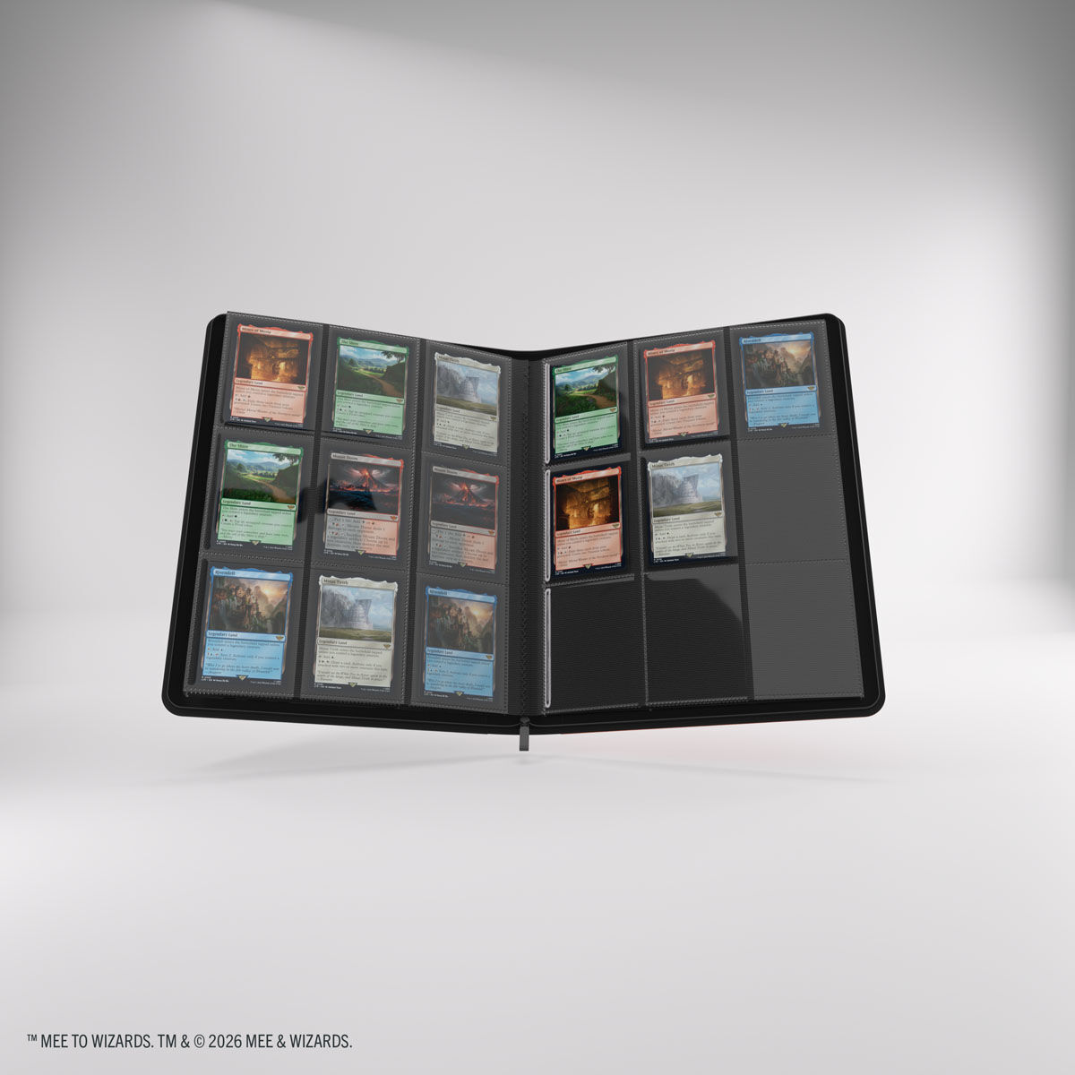 Gamegenic | MTG: The Hobbit - Thranduil, the Elvenking/The MountainKing | Zip-Up Album 18-Pocket