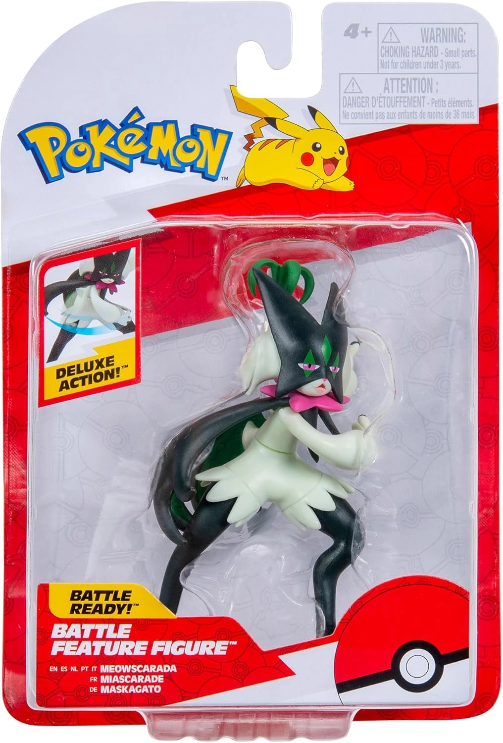 Jazwares: Pokémon Battle Feature Figure Meowscarada - Battle Figure 11,5cm