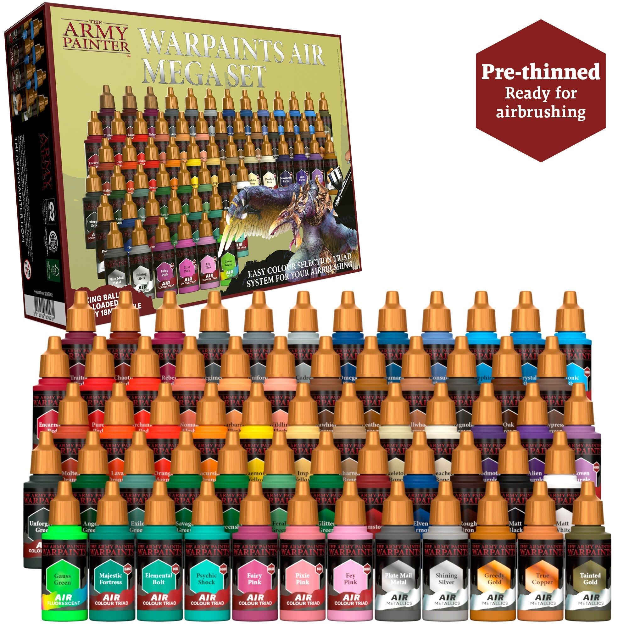 The Army Painter - Mega Set - Warpaints Air