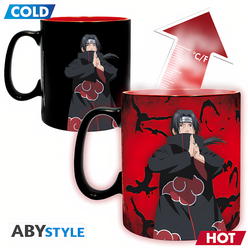 Naruto Shippuden | Akatsuki | Gift Set (Mug Heat Change (460ml) & Coaster)
