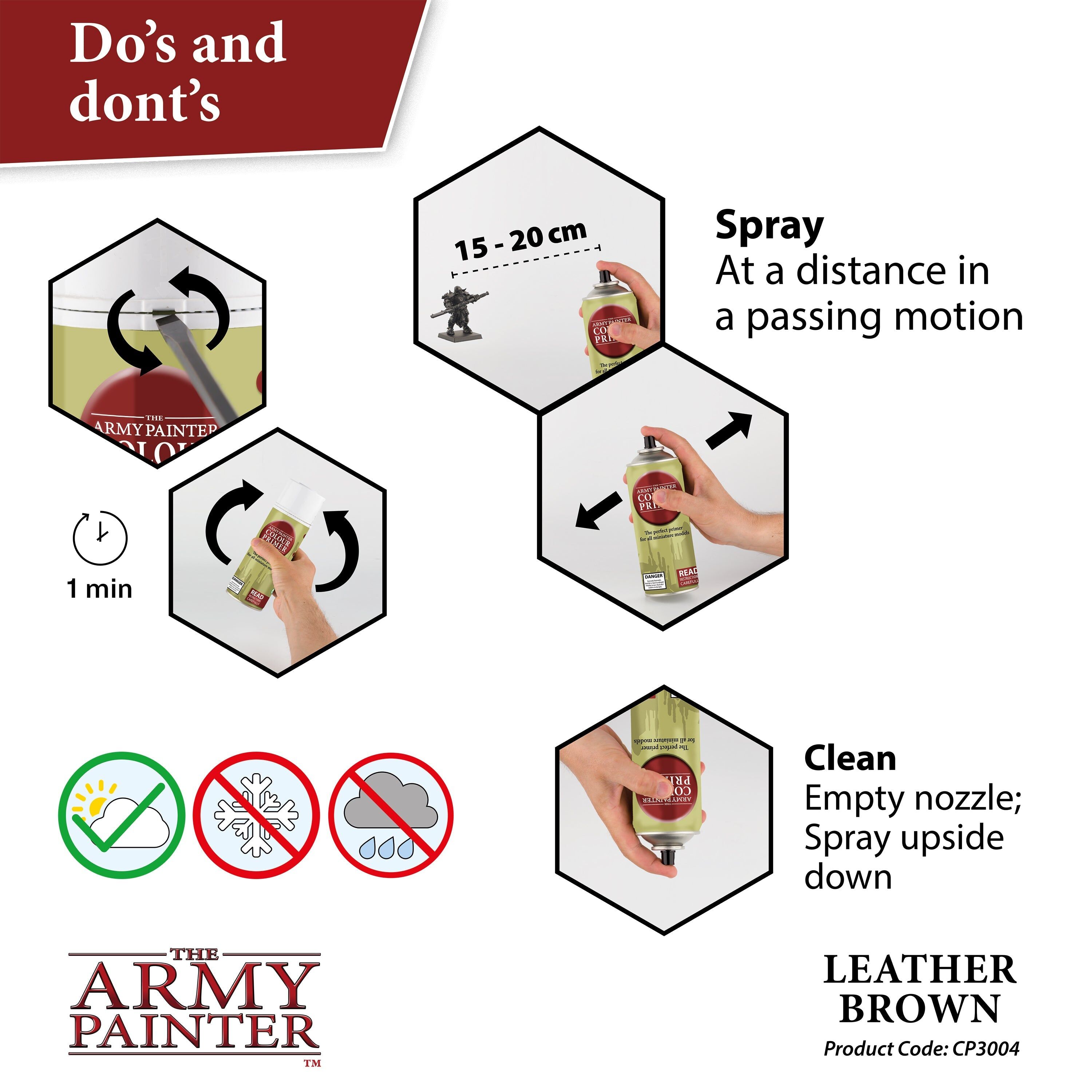 The Army Painter - Leather Brown - Colour Primer