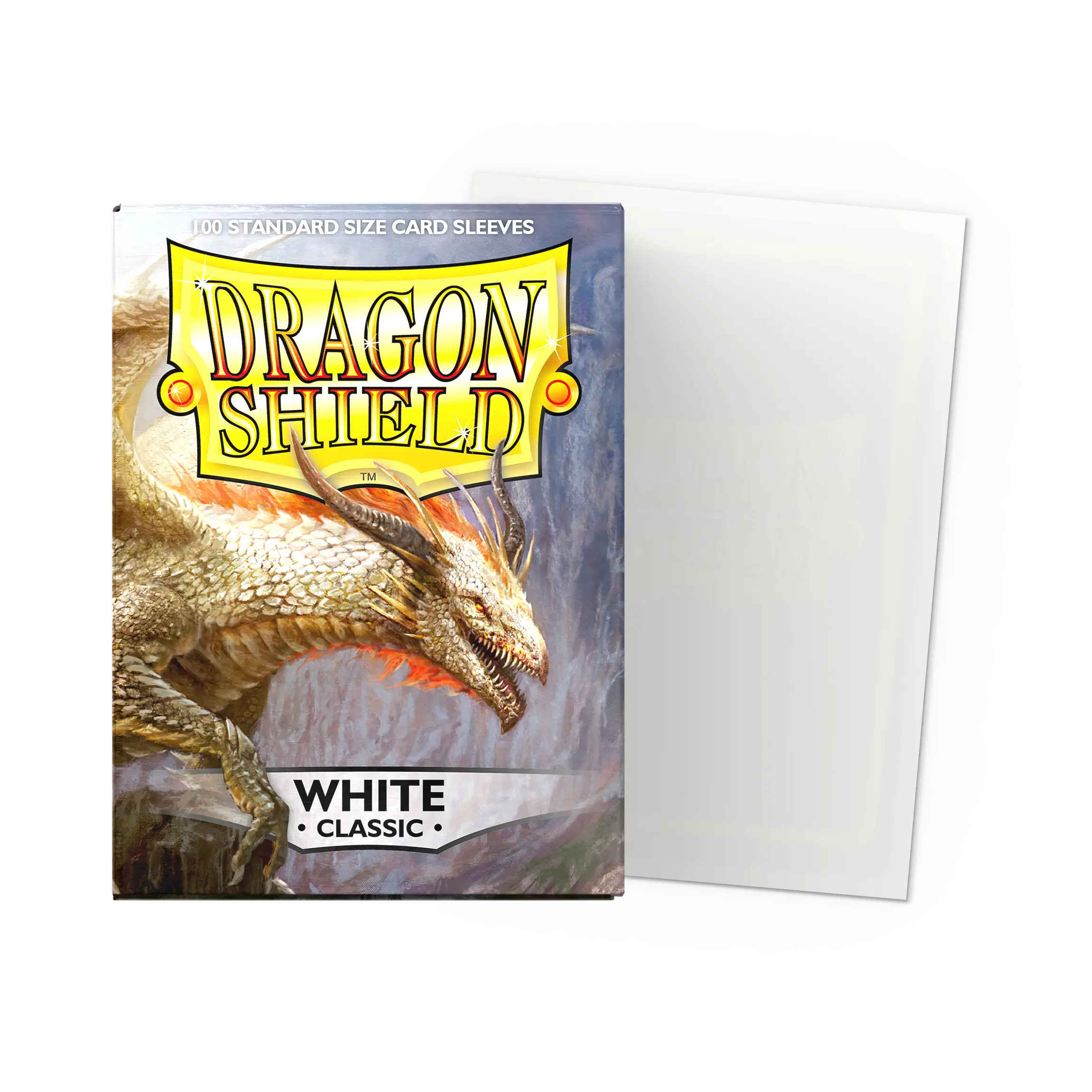 Dragon Shield: White - Classic Sleeves - Standard Size