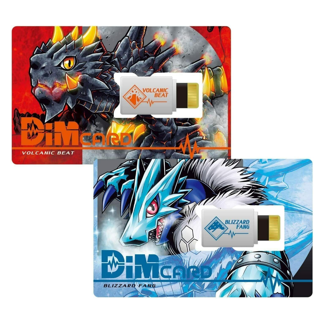 Bandai | Dim Card Set Volcanic Beat & Blizzard Fang Vol. 1 | Digital Monsters