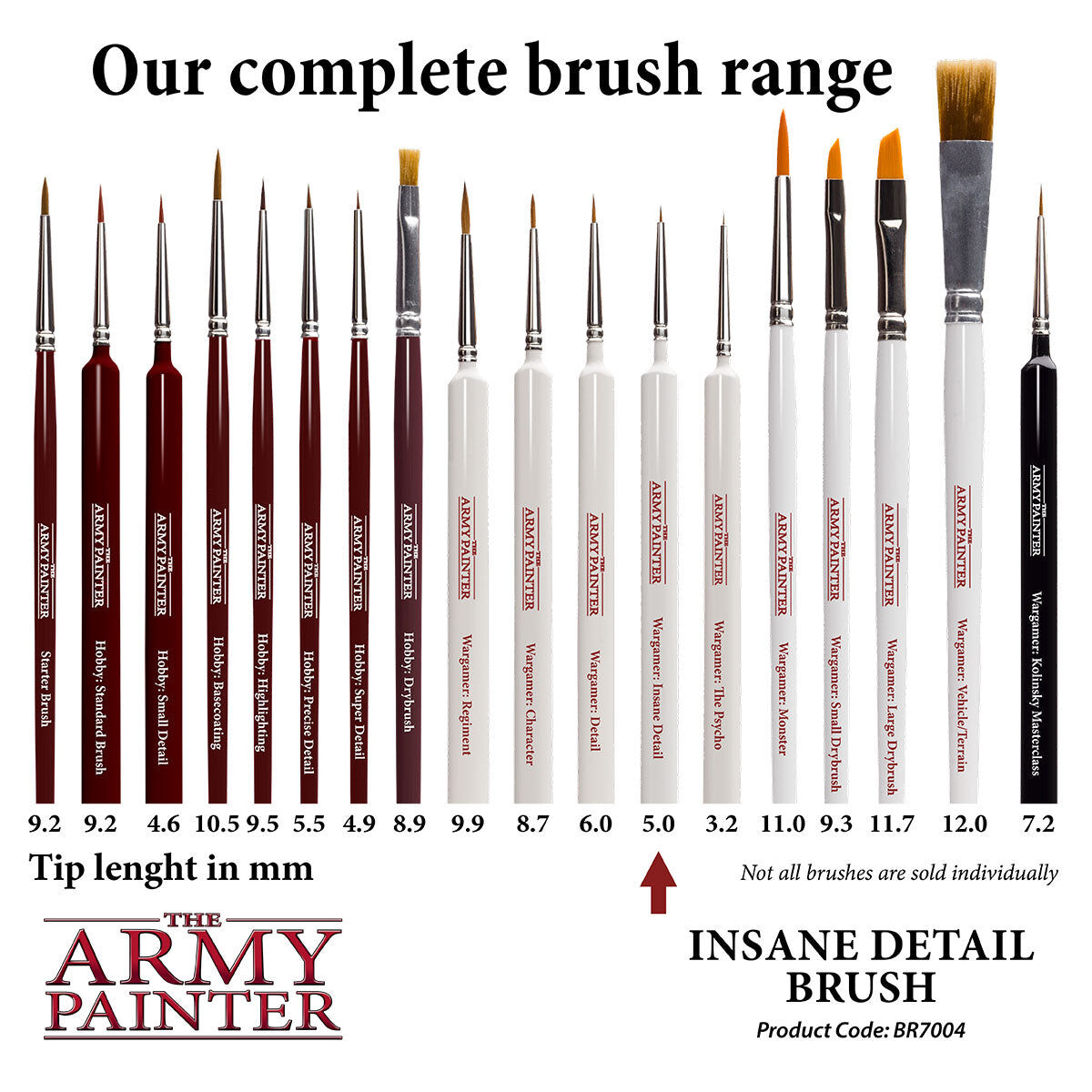 The Army Painter - Insane Detail - Wargamer Brush