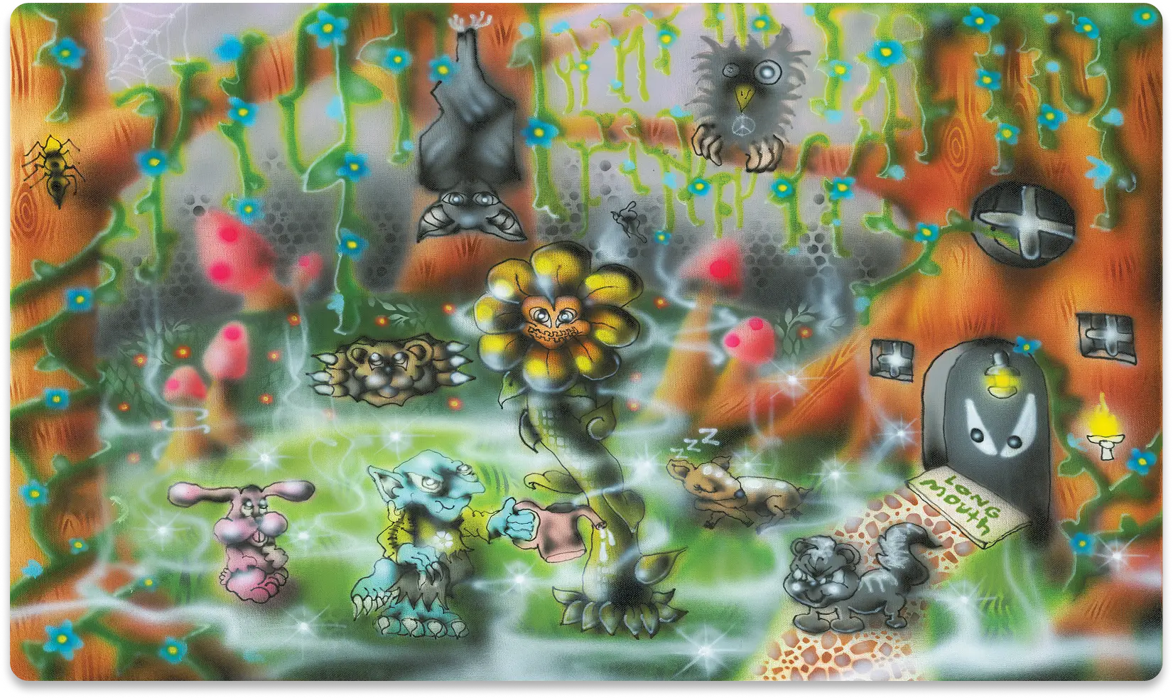 long mouth | Miracle Grow | Playmat