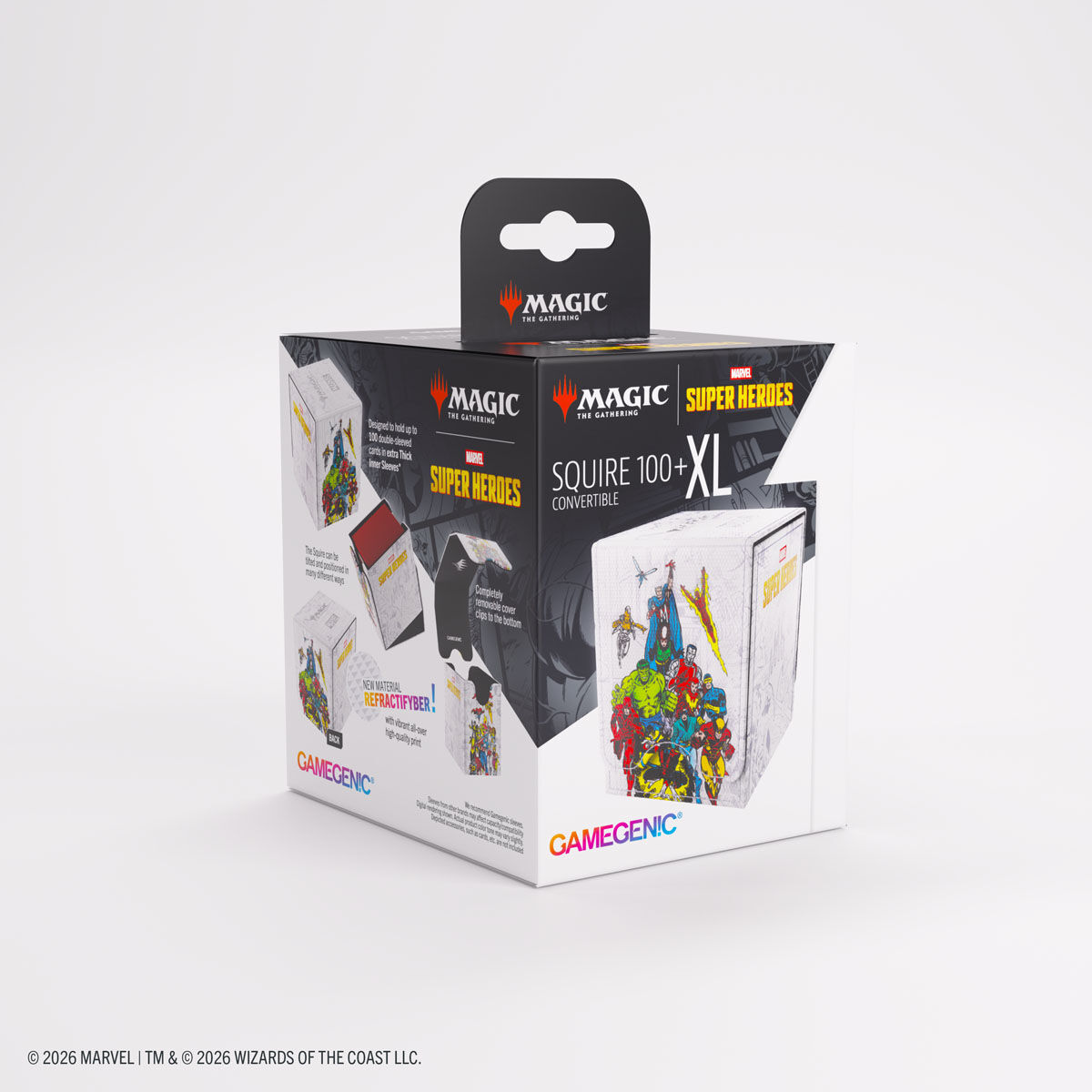Gamegenic | Marvel Super Heroes - Marvel Age | Deckbox Squire 100+ XL
