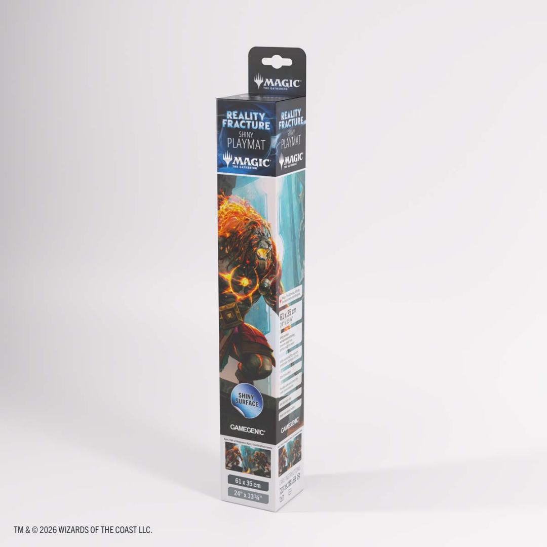 Gamegenic | MTG: Reality Fracture - Ajani, Path of Vengeance/Ajani, Counter Attack Leader | Shiny Playmat