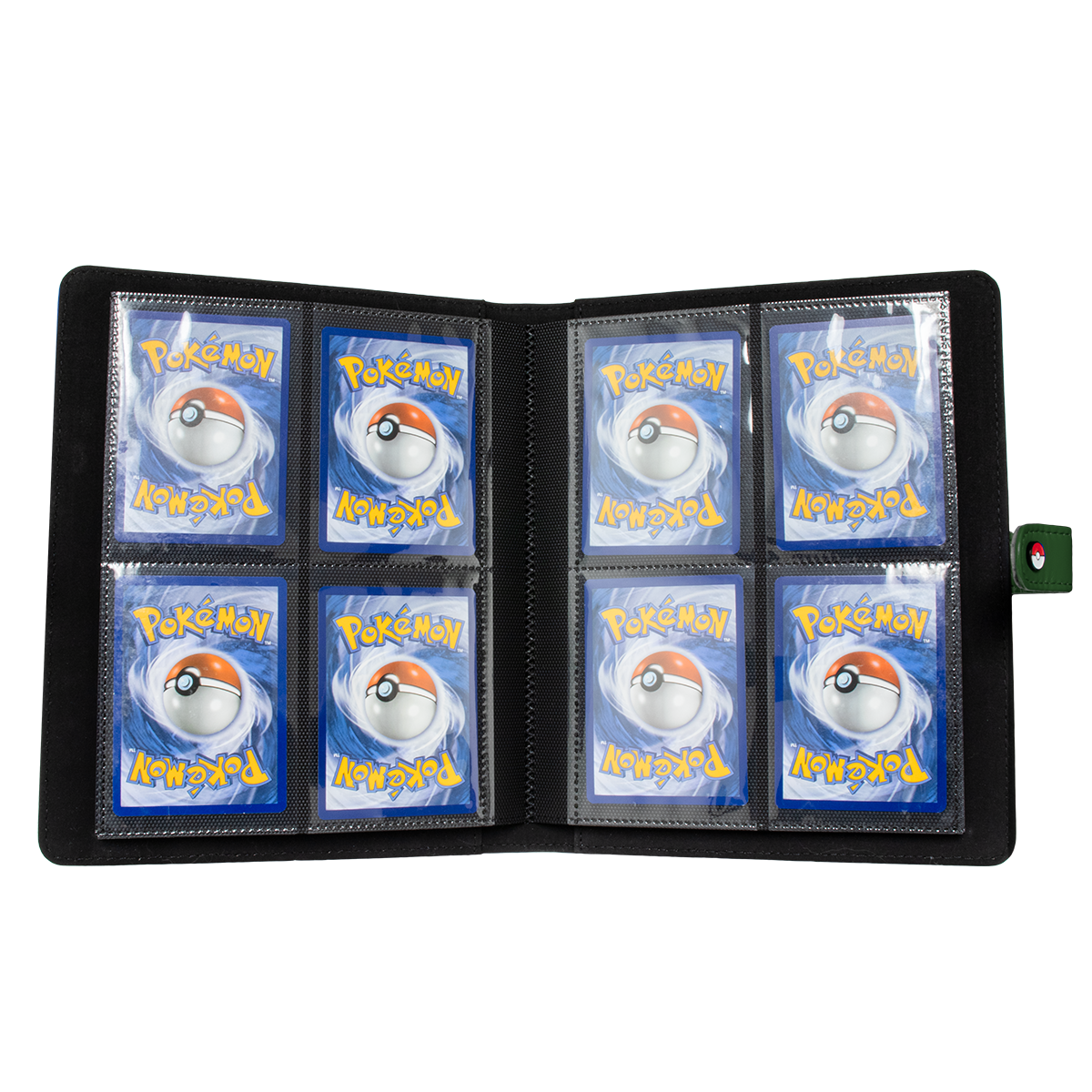 Ultra Pro - 4-Pocket Premium Snap Binder Green für Pokémon