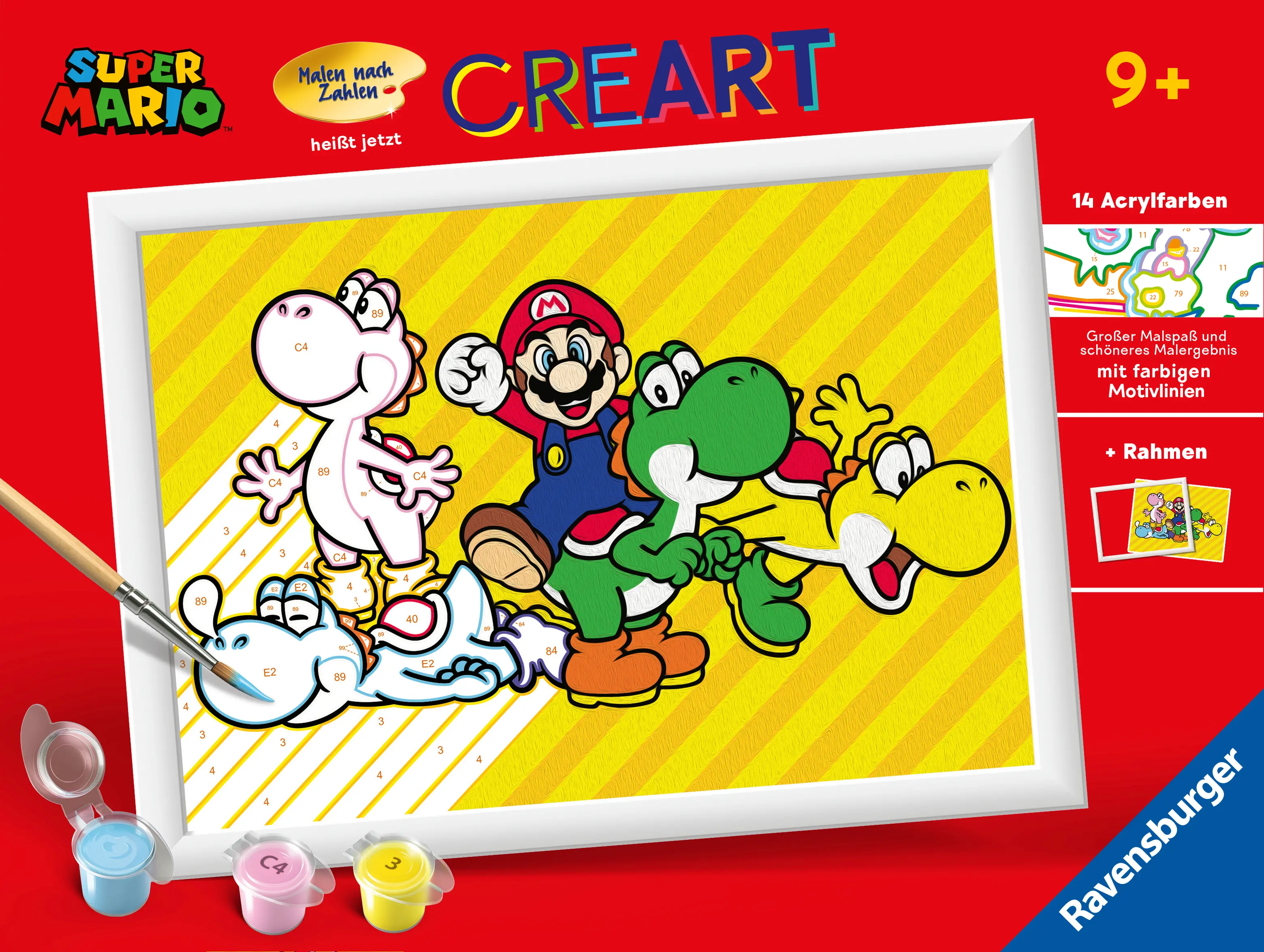 Ravensburger | Super Mario | CreArt Malen nach Zahlen