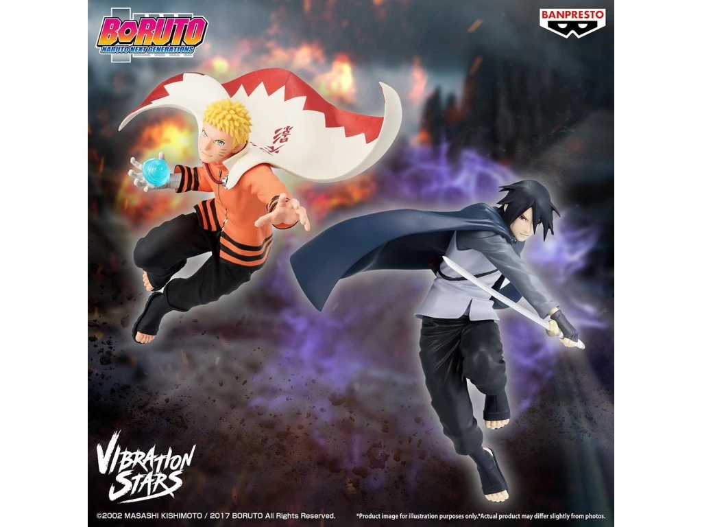 Bandai | Sasuke Uchiha Figure Vibration Stars | Boruto 15cm