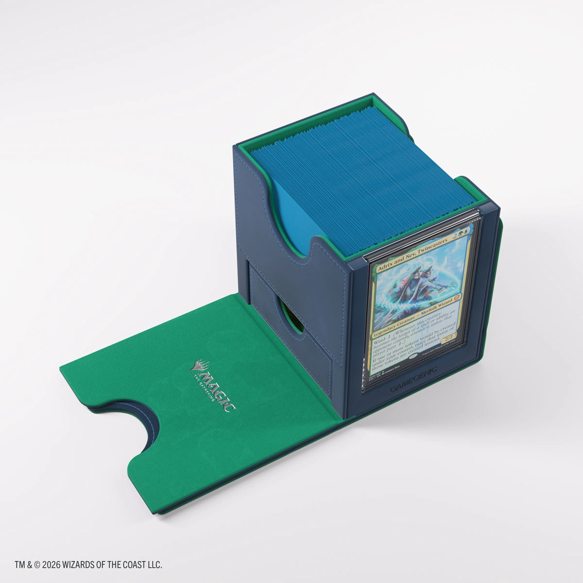 Gamegenic | Secrets of Strixhaven - Blau/Grün | Deckbox Sidekick Plus100+ XL