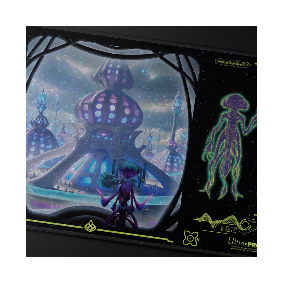 Ultra Pro - Edge of Eternities - Uthros, Titanic Godcore Holofoil - Playmat for Magic: The Gathering