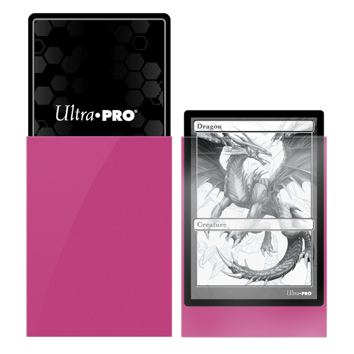 Ultra Pro: PRO-Matte 50ct Standard Deck Protector® Sleeves - Bright Pink