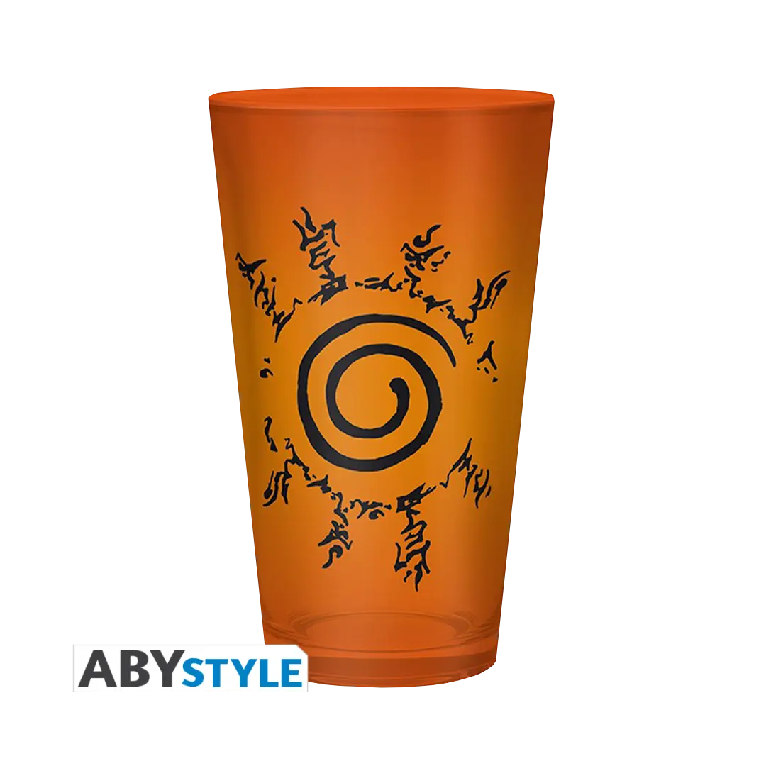 Abysse: Naruto Shippuden Large Glass - Konoha & Seal 400ml