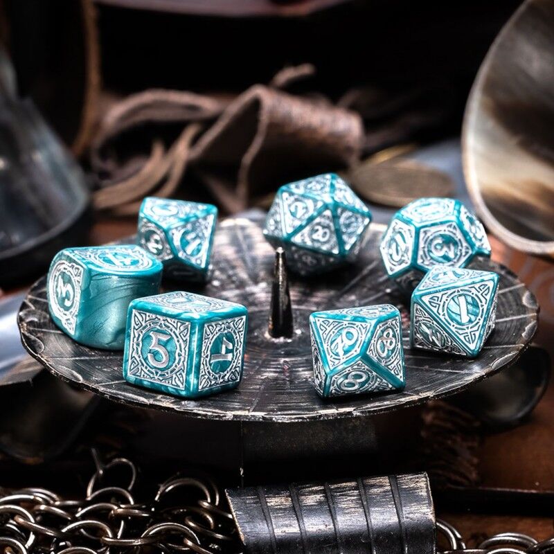 Q Workshop | Mjolnir | Viking Modern Dice Set