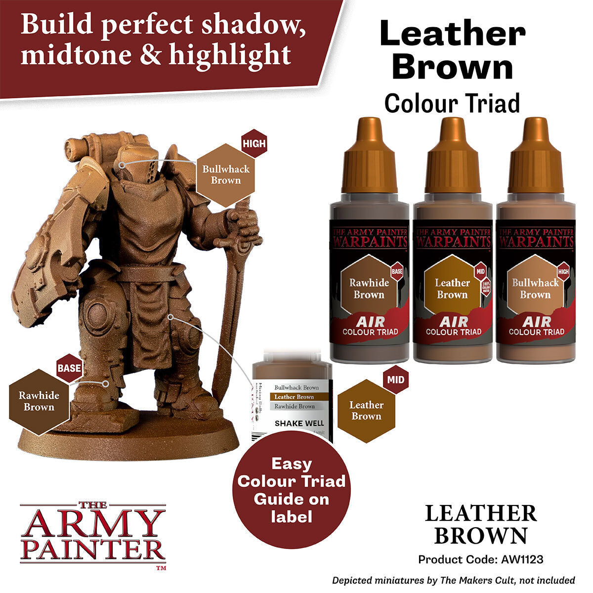 The Army Painter - Leather Brown - Warpaints Air