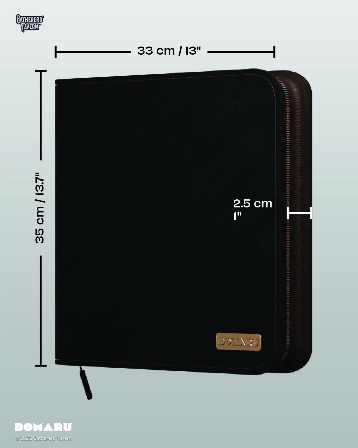 Gatherers' Tavern | Dusky Ochre Deco Patch DOMARU | Binder 12-Pocket