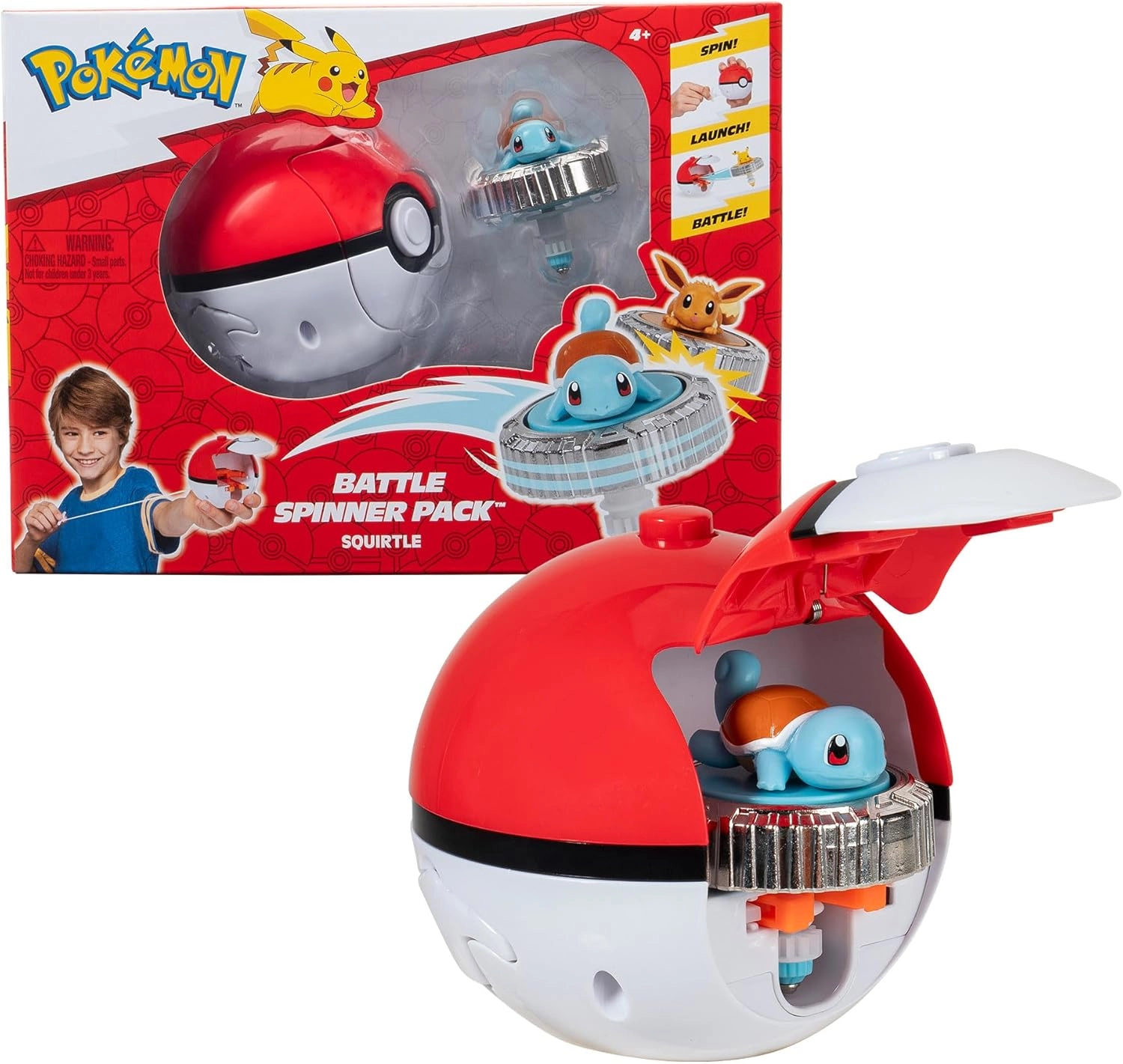 Pokémon | Schiggy & Pokéball | Battle Spinner Arena Pack