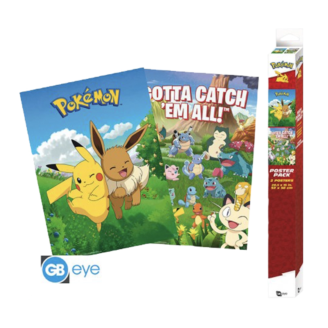 Abysse | Pokémon Environments - Set 2 Posters Chibi 52x38