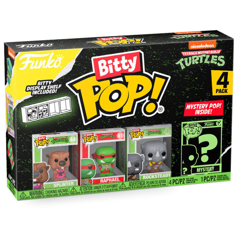 Bitty POP!: Teenage Mutant Ninja Turtles 4PK