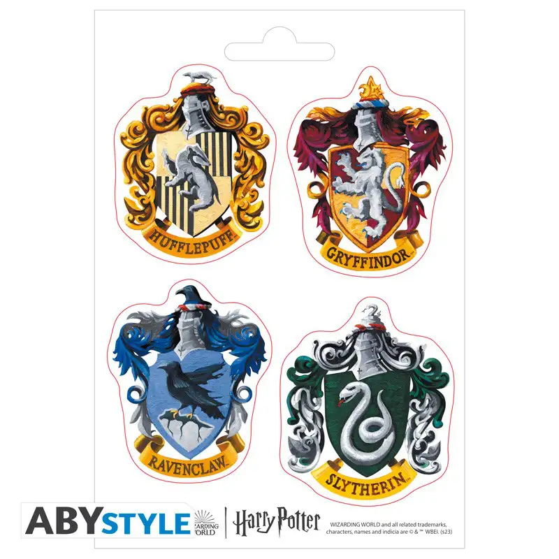 Harry Potter | Sticker (16 x 11cm) Hogwarts Houses | Sticker
