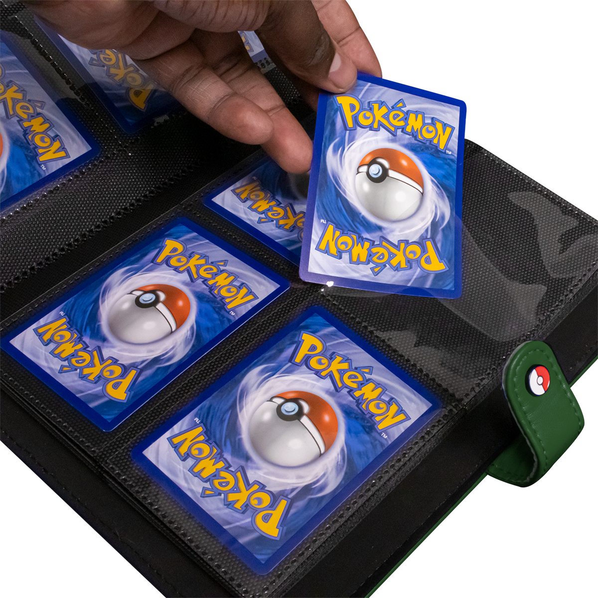 Ultra Pro - 4-Pocket Premium Snap Binder Green für Pokémon