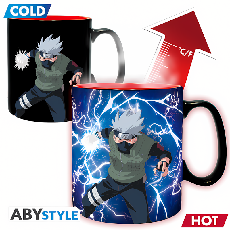Naruto Shippuden | Akatsuki | Gift Set (Mug Heat Change (460ml) & Coaster)