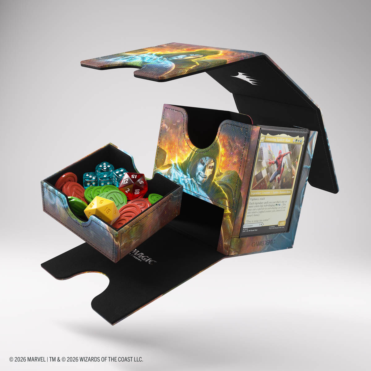 Gamegenic | Marvel Super Heroes - Doom Reigns Supreme / Loki Laufeyson | Deckbox Sidekick PRO 100+ XL
