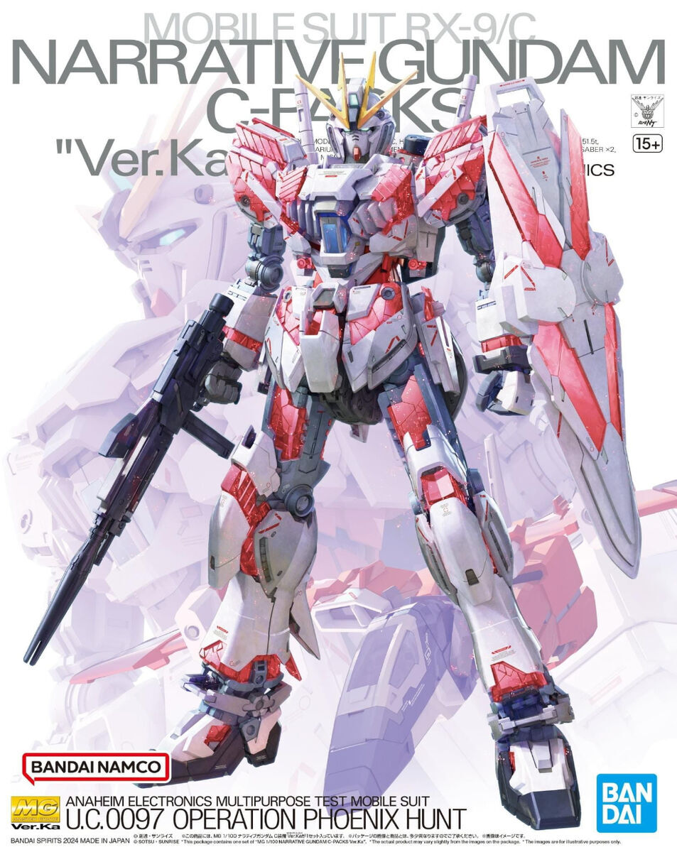 Bandai: MG Narrative Gundam C-Packs - Mobile Suit Gundam Narrative (1/100)