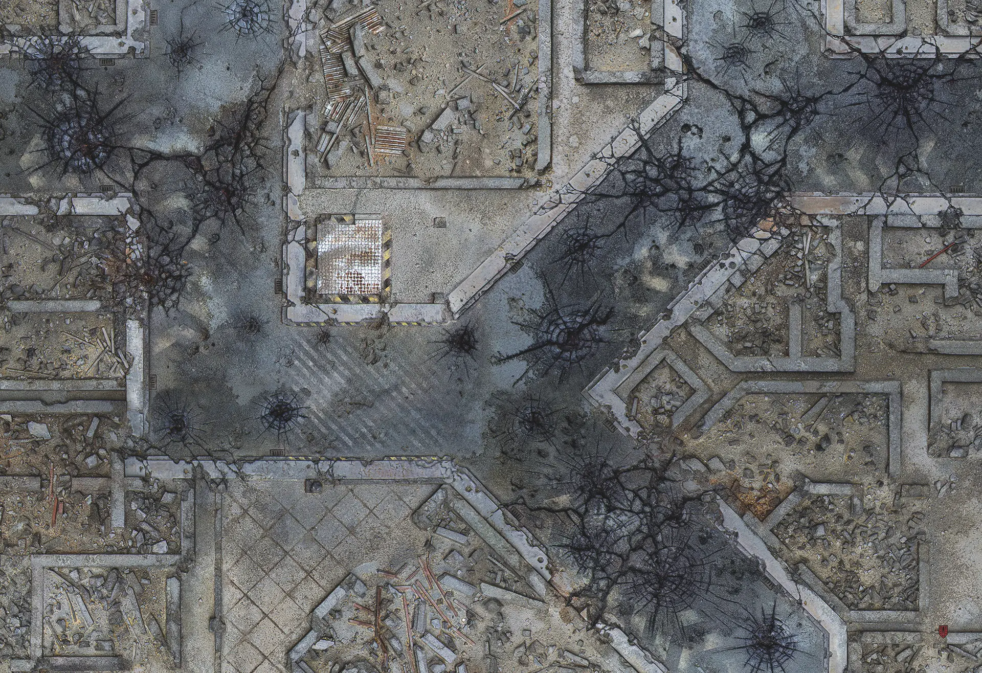 Kraken Wargames | Warzone City | Tabletop Playmat (111x76cm)