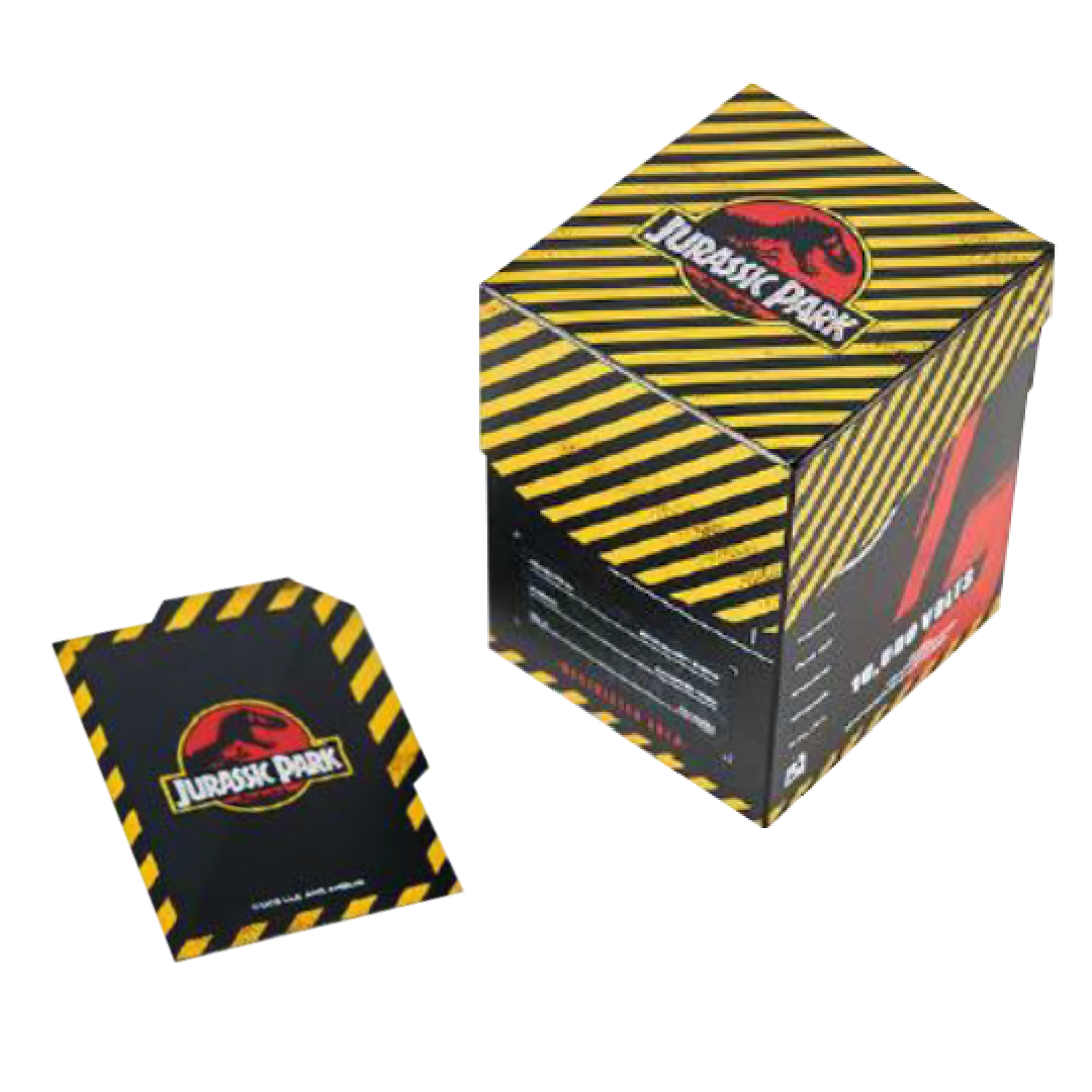 Jurassic Park TCG | Caution Black | Deck Case