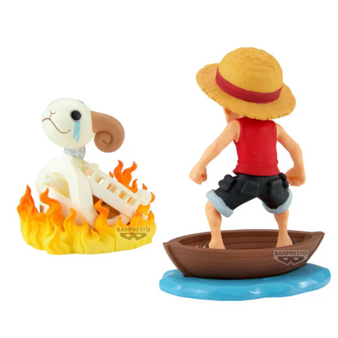 Banpresto | One Piece | Monkey D. Luffy & Going Merry World Collectible Figures Log Stories (8cm)