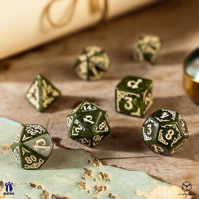 Q Workshop | Arcadia | Pathfinder Dice Set