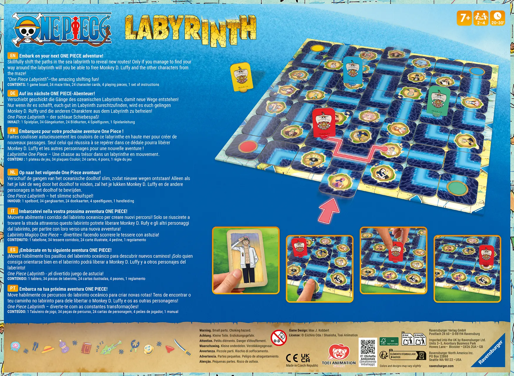 Ravensburger | One Piece Labyrinth | Gesellschaftsspiel