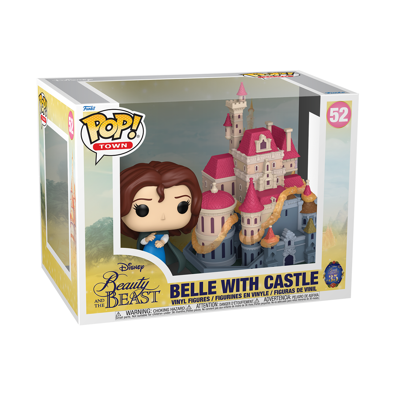 Pop! Town | Belle with Castle | Beauty and the Beast